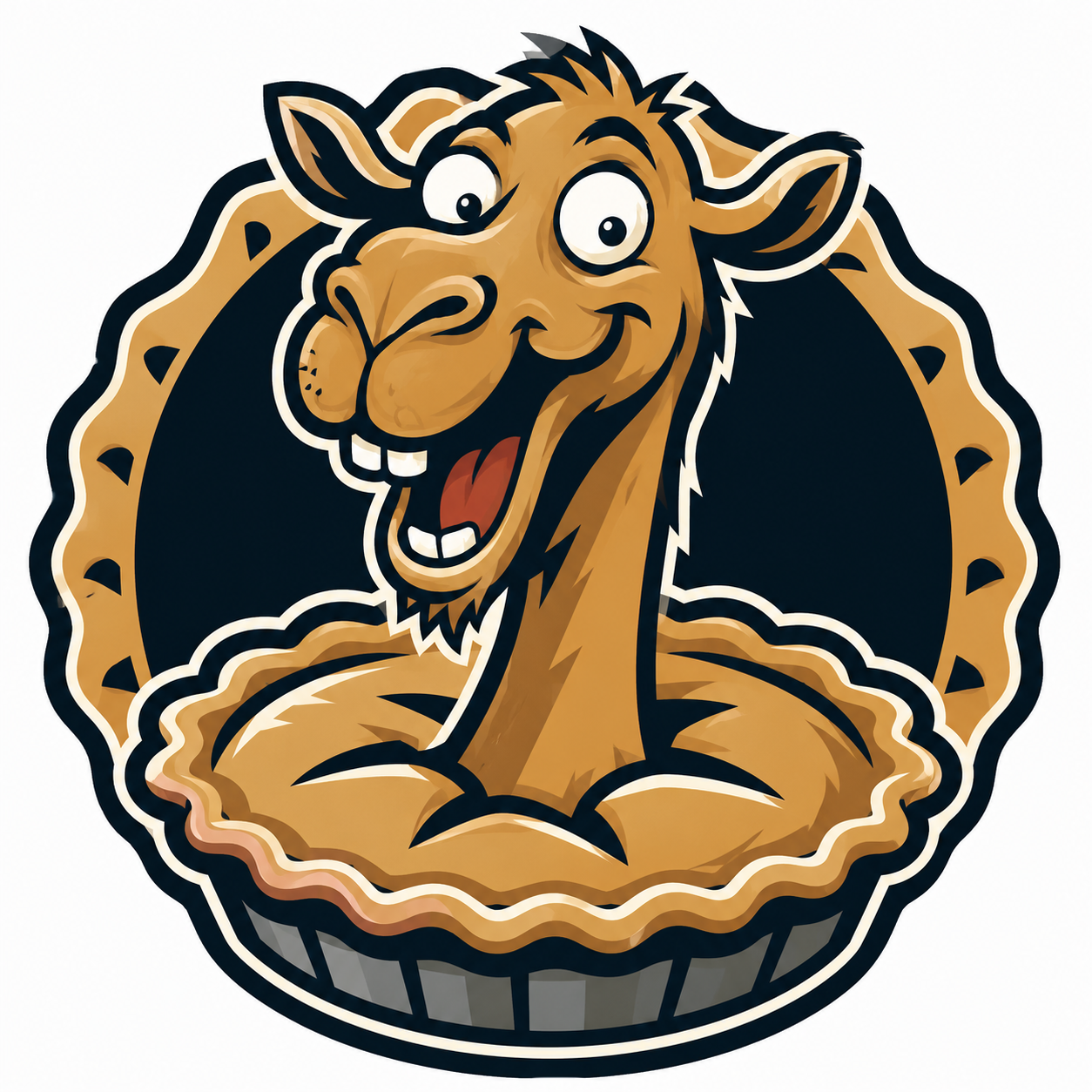 Kamelpaj - A camel in a pie